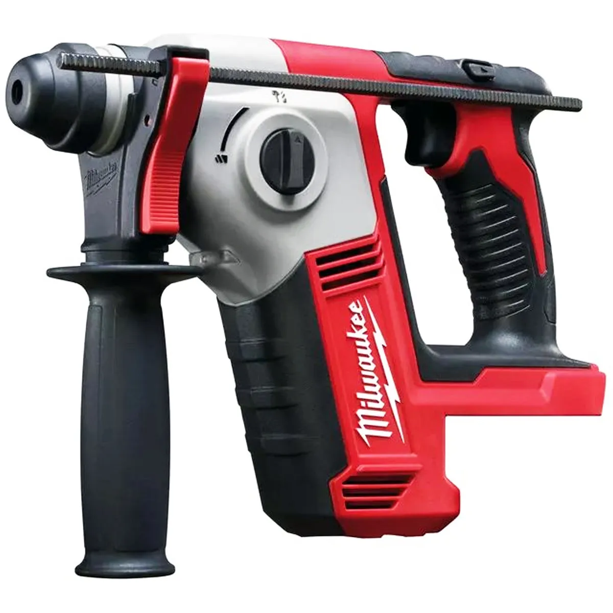 Milwaukee M18 BH-0 18V SDS 2 Mode Hammer Drill with 1 x 5.0Ah Battery Charger & Bag