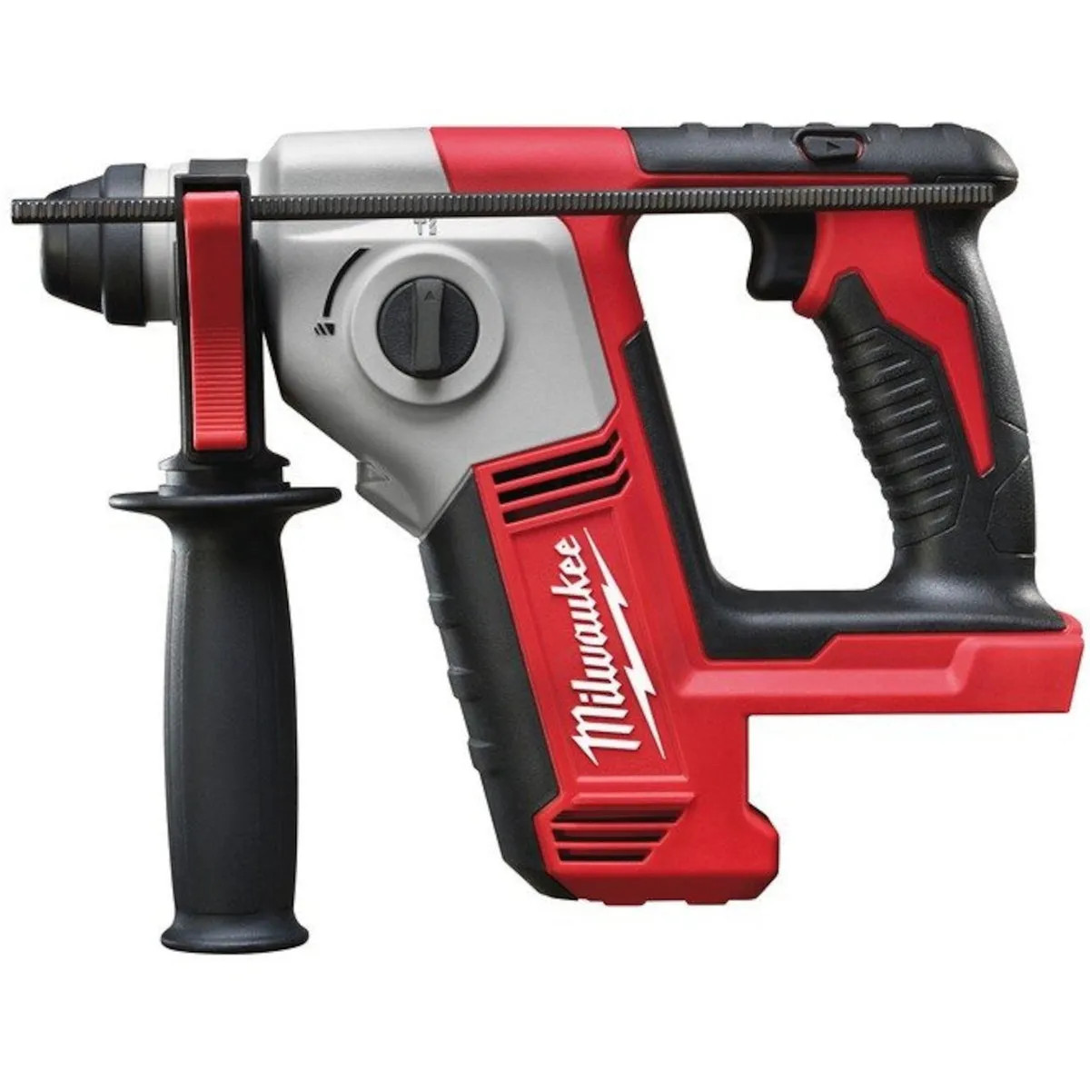 Milwaukee M18 BH-0 18V SDS 2 Mode Hammer Drill with 1 x 5.0Ah Battery Charger & Bag