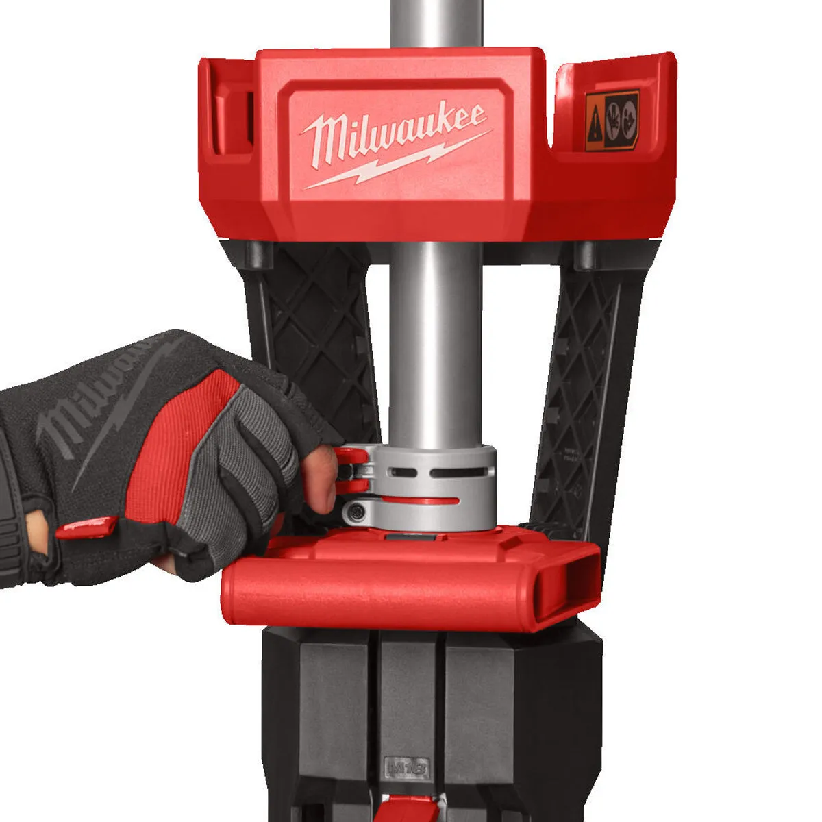 Milwaukee M18SAL2-0 18V LED Stand Light with 1 x 5.0Ah Battery & Charger