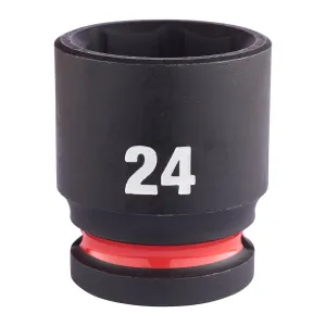 Milwaukee SHOCKWAVE 24mm 1/2 Drive Impact Socket 4932480318