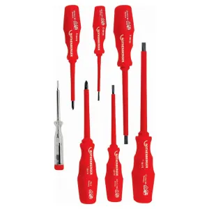 Rothenberger Electricians VDE 7 Piece Screwdriver Set - 323126