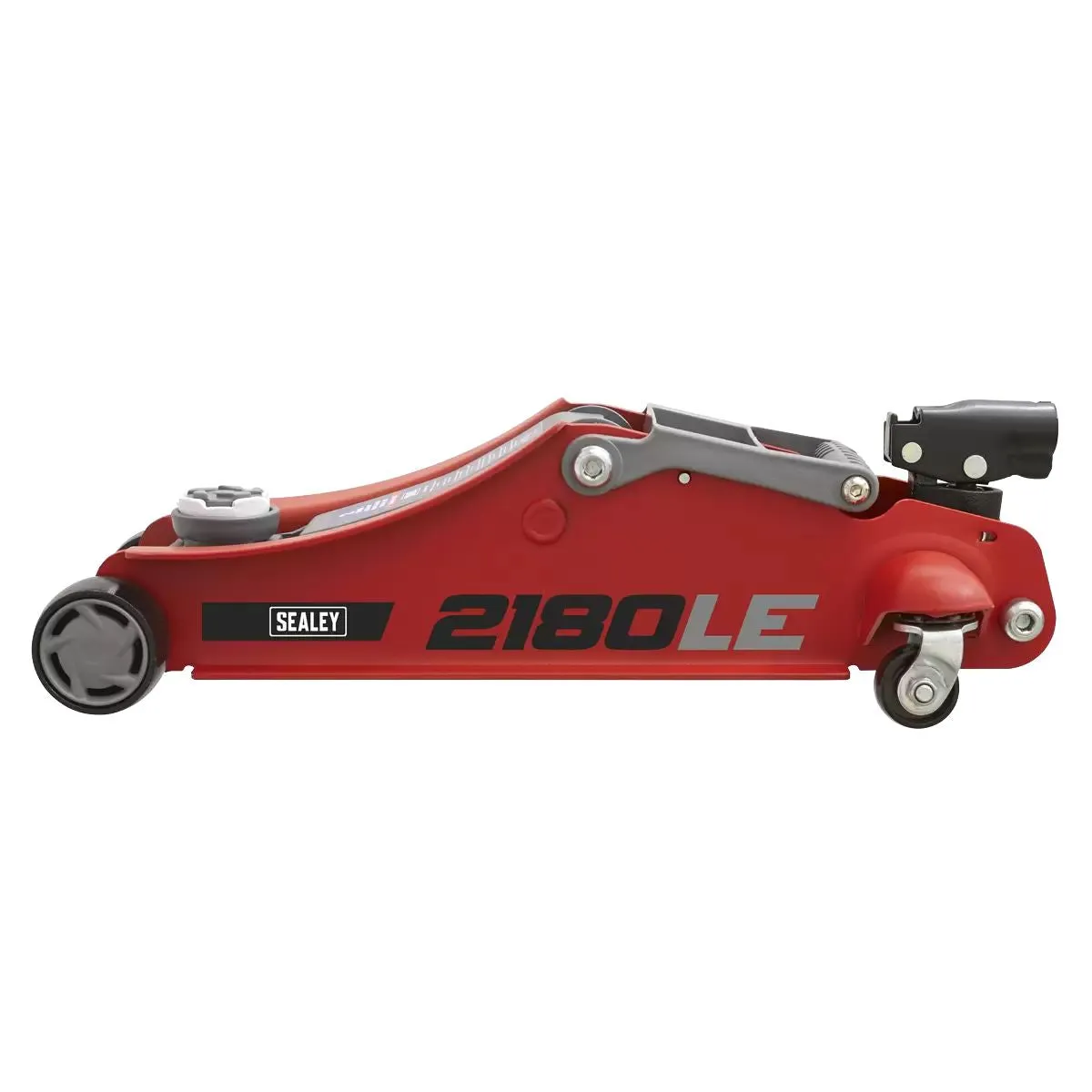 Sealey 2180LE 180 Handle Low Profile Short Chassis Trolley Jack 2 Tonne Red