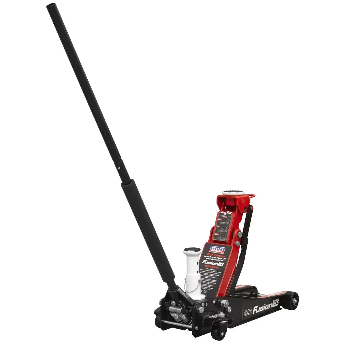 Sealey 3200LEHL Trolley Jack 2/3 Tonne Low Profile/High Lift with Rocket Lift