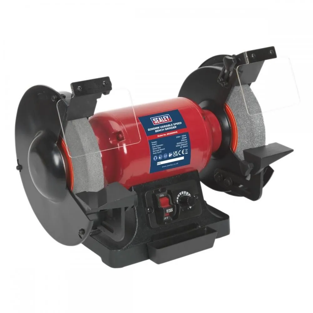 Sealey BG200WVS Bench Grinder 200mm Variable Speed