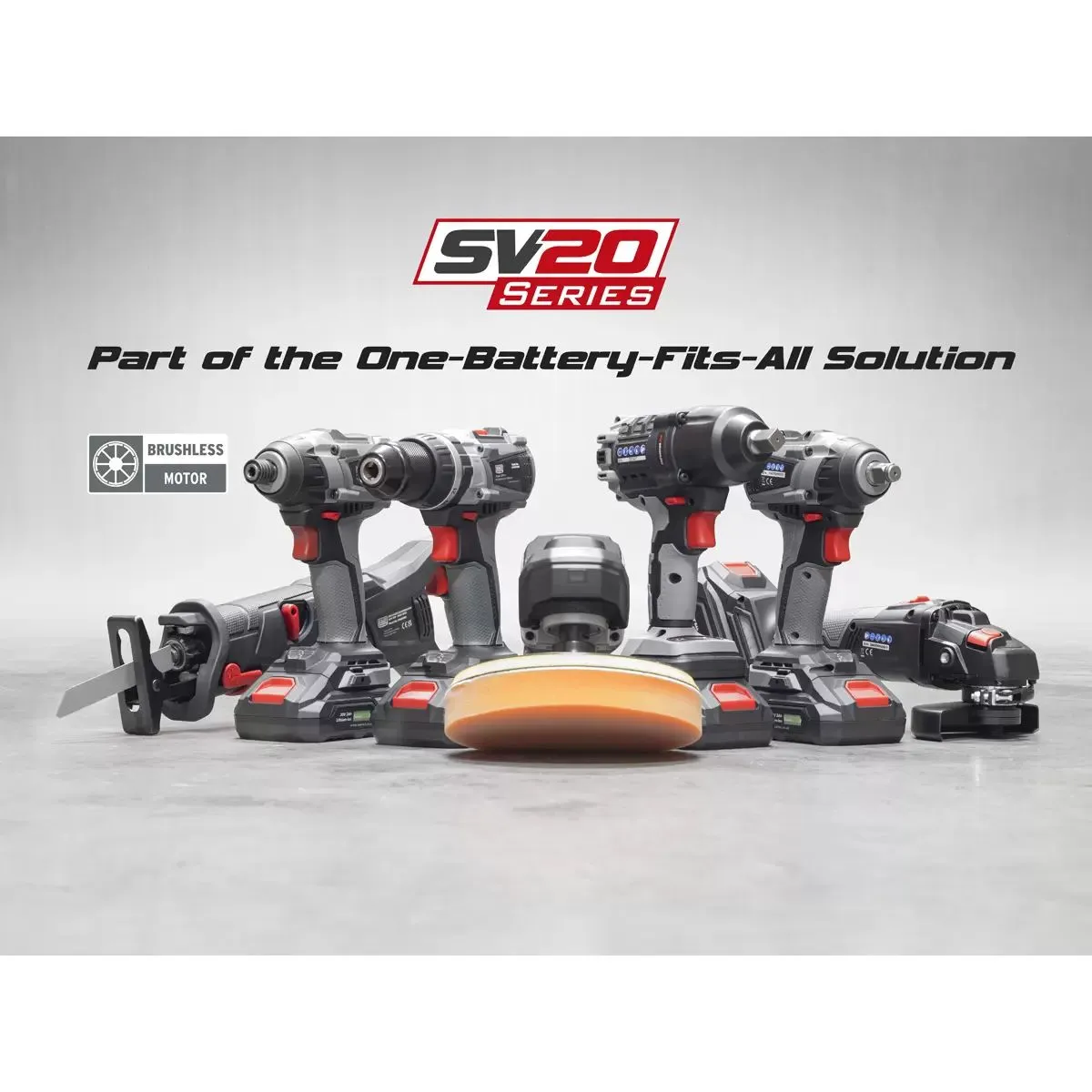 Sealey CP20VAGXKIT1 20V Brushless Angle Grinder Kit 115mm With Battery & Charger