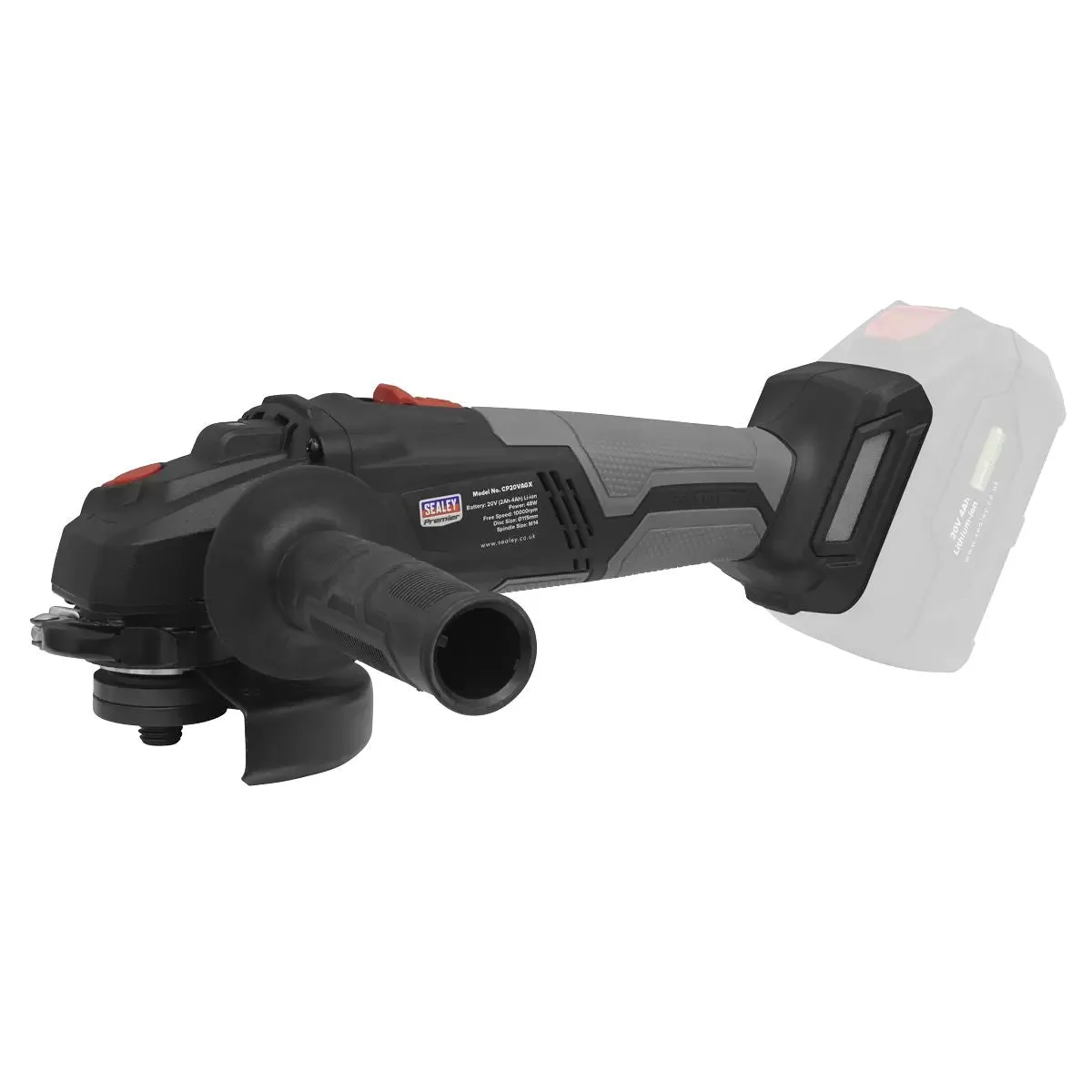 Sealey CP20VAGXKIT1 20V Brushless Angle Grinder Kit 115mm With Battery & Charger