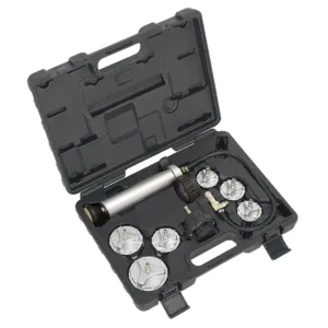 Sealey CV0011 Cooling System Pressure Test Kit 7pc