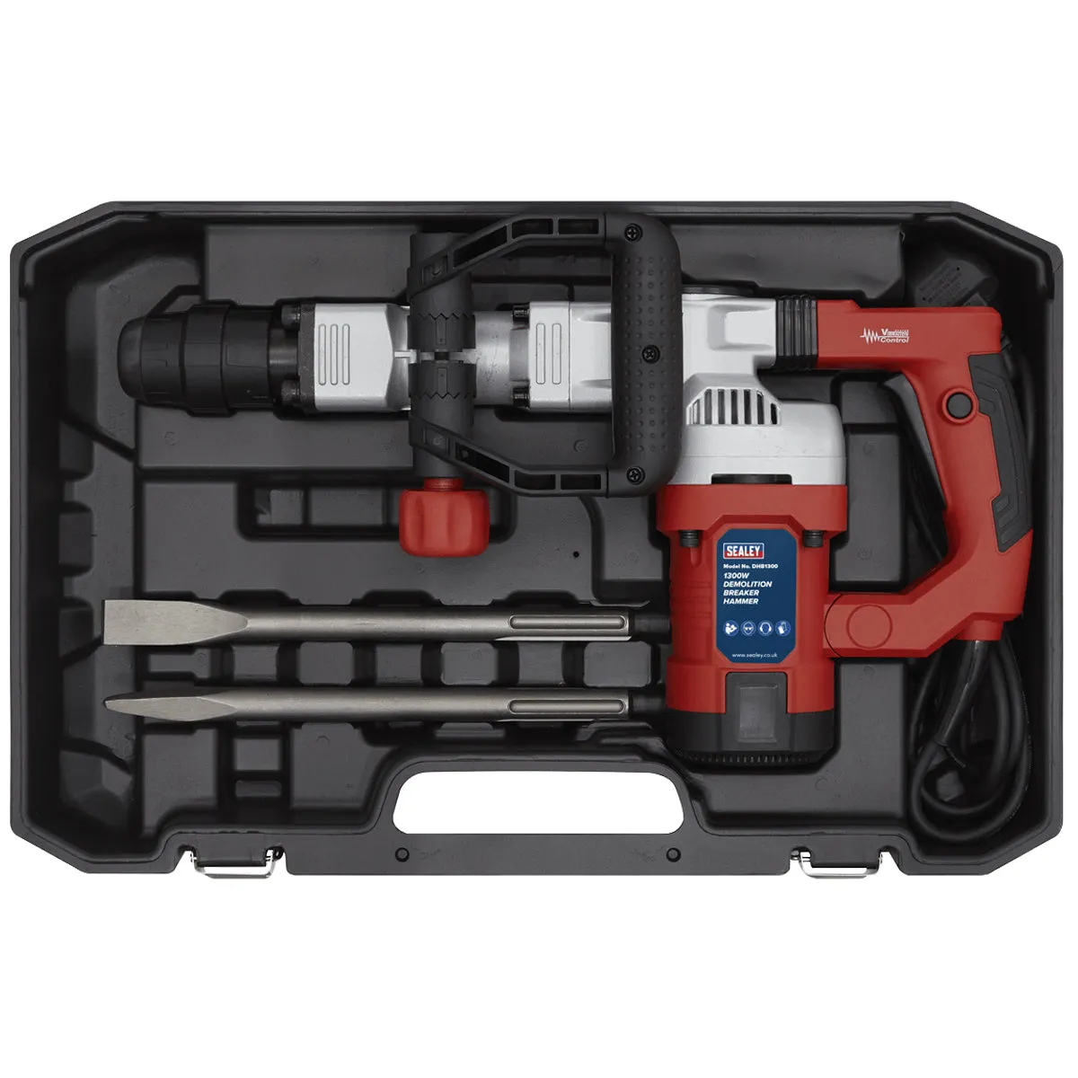 Sealey DHB1300 SDS MAX Demolition Hammer Breaker 240V/1300W