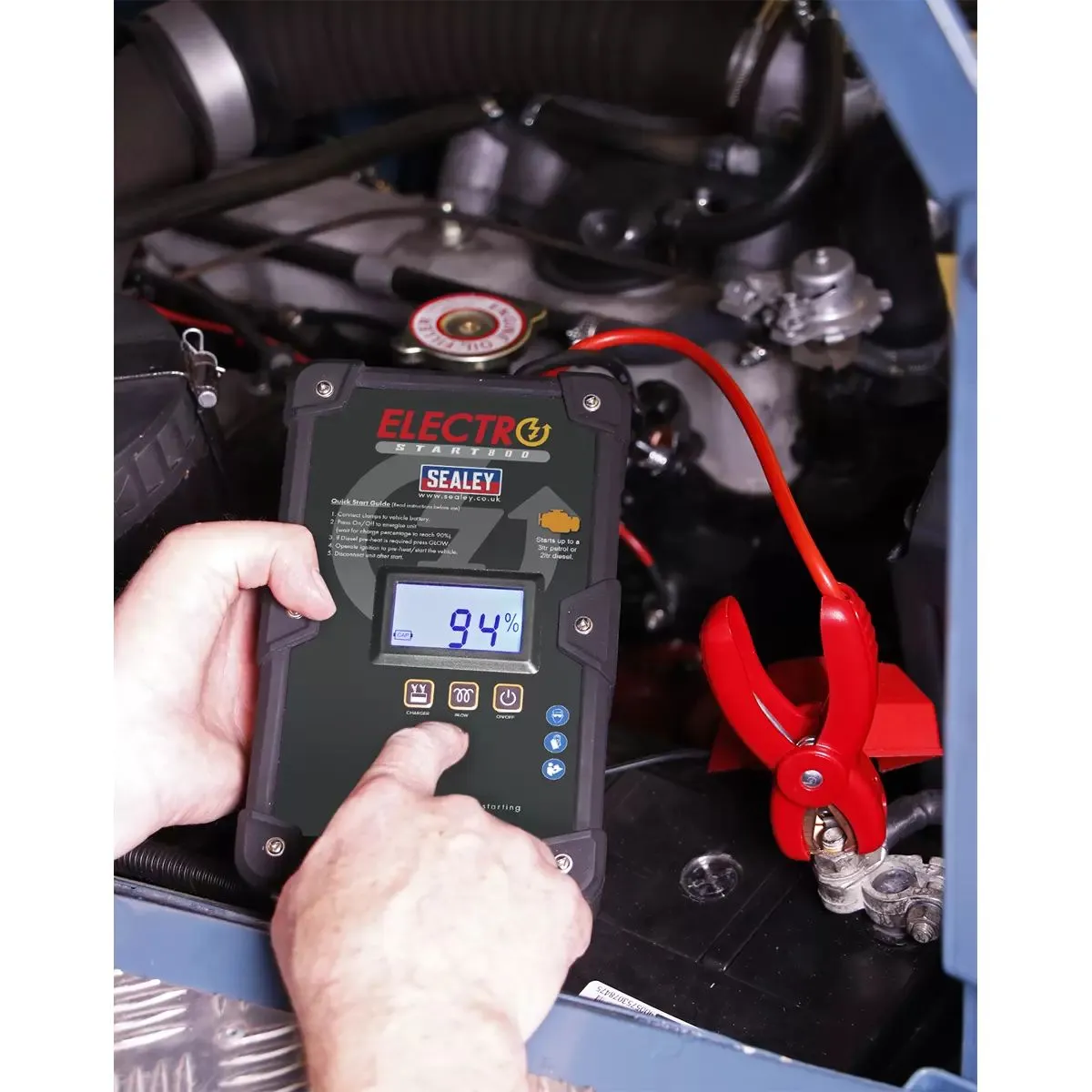 Sealey E/START800 12V ElectroStart Batteryless Power Start 800A