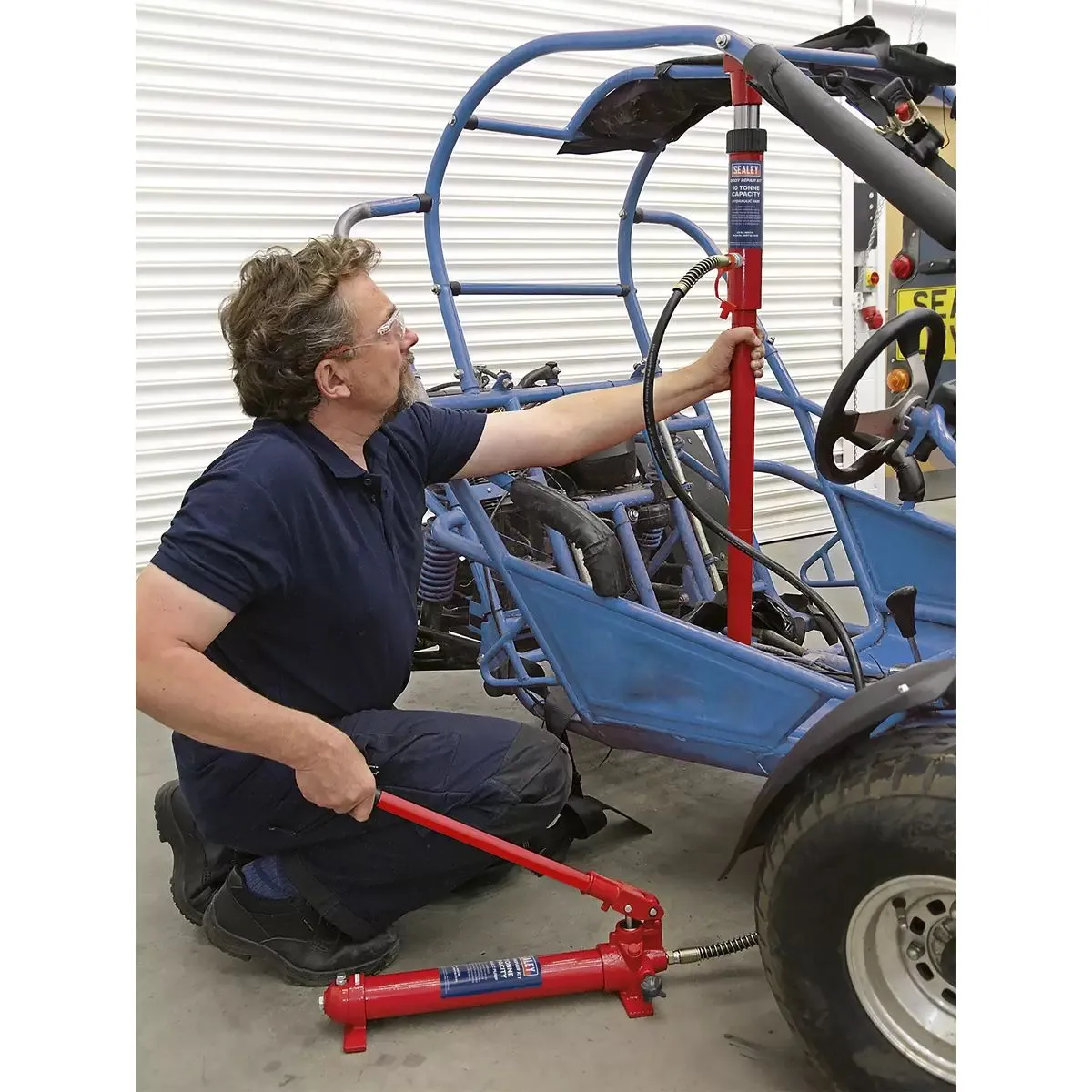 Sealey RE97/10 10tonne Snap Hydraulic Body Repair Kit