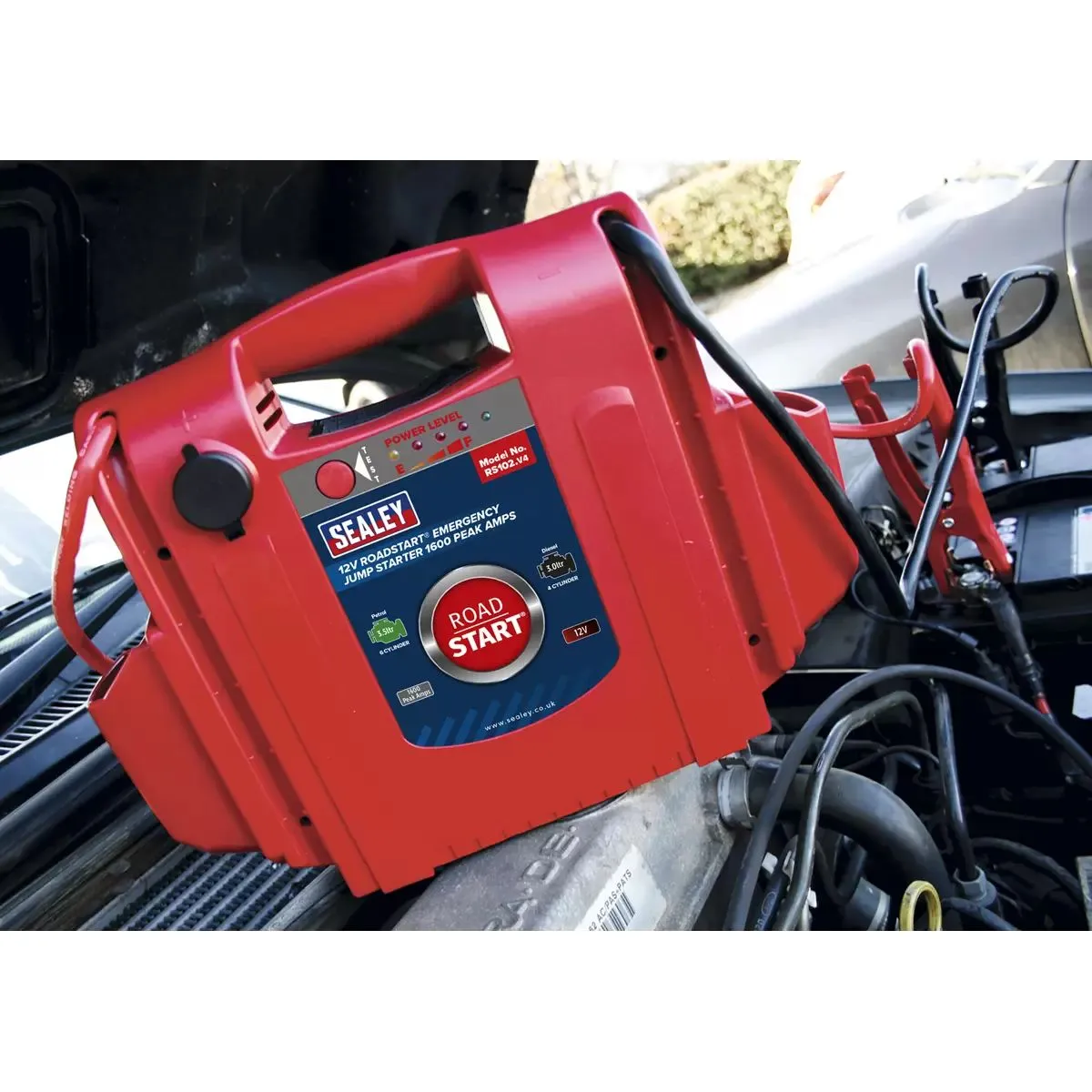 Sealey RS102 1600A 12V RoadStart Emergency Jump Starter