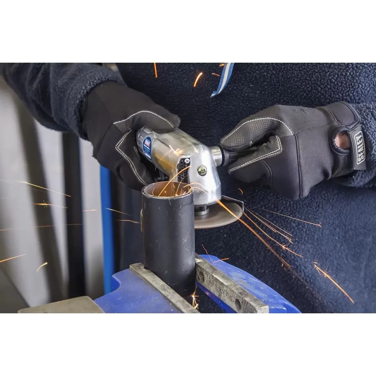 Sealey SA44 Air Angle Grinder 100mm Heavy-Duty