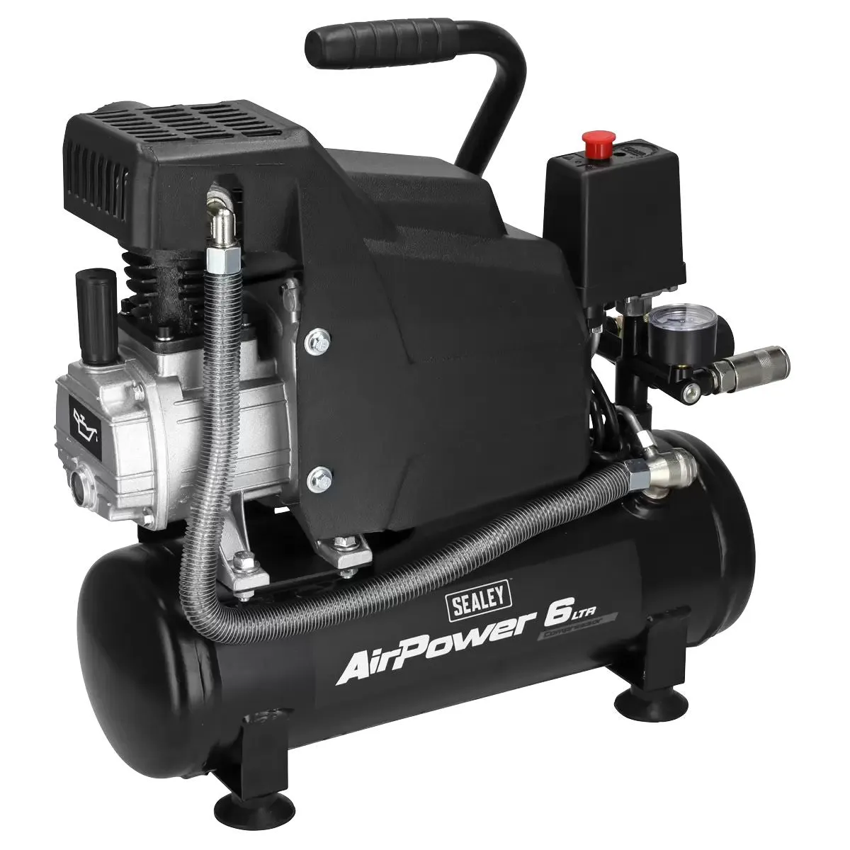 Sealey SAC0620A 6L Direct Drive Air Compressor 230V/13A Compact. Powerful & Reliable for Workshops