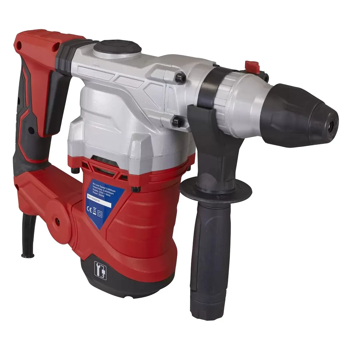 Sealey SDSPLUS32 Rotary Hammer Drill SDS Plus 32mm 1500W/230V