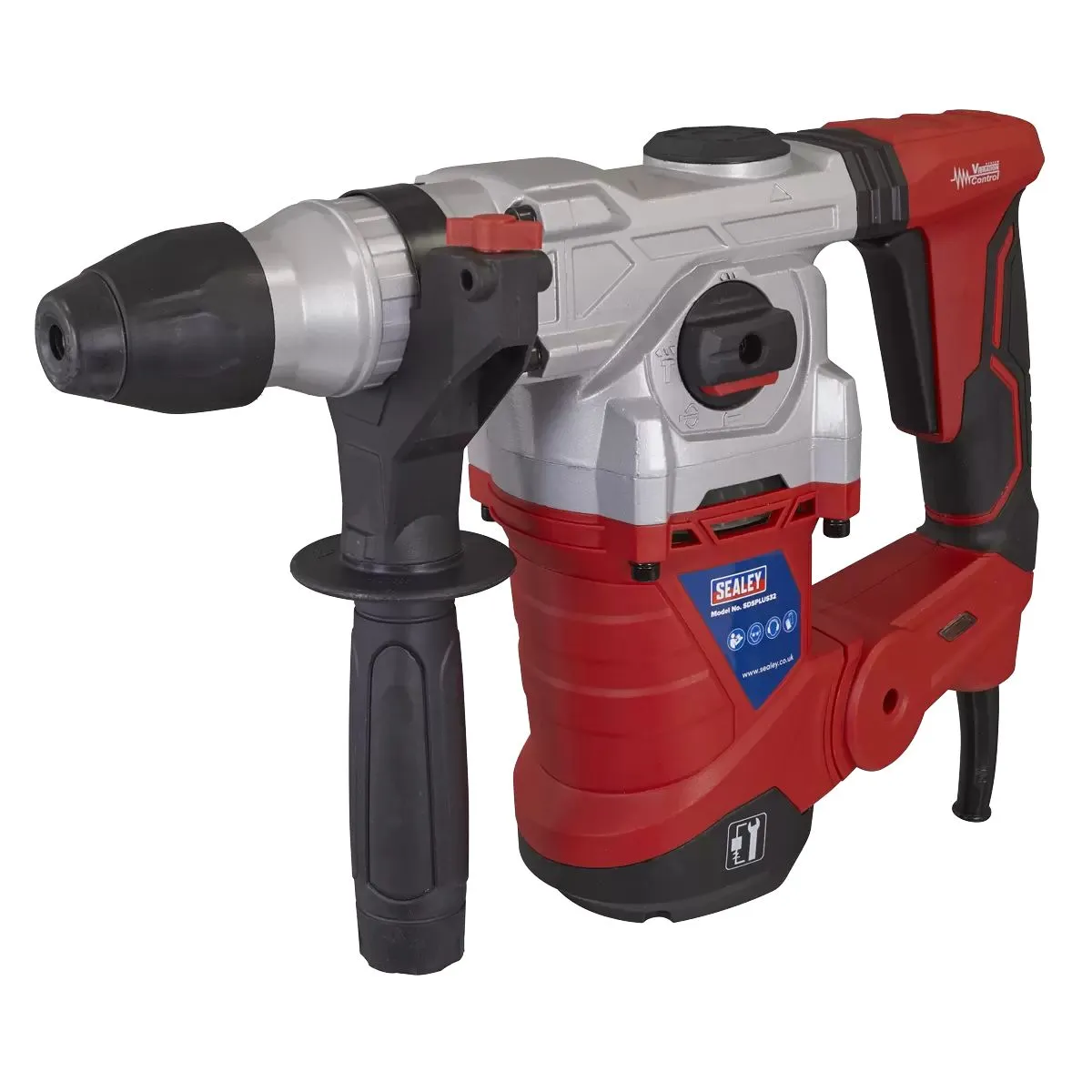 Sealey SDSPLUS32 Rotary Hammer Drill SDS Plus 32mm 1500W/230V