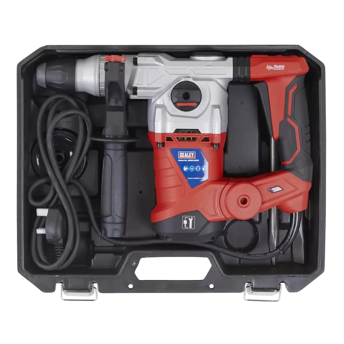 Sealey SDSPLUS32 Rotary Hammer Drill SDS Plus 32mm 1500W/230V