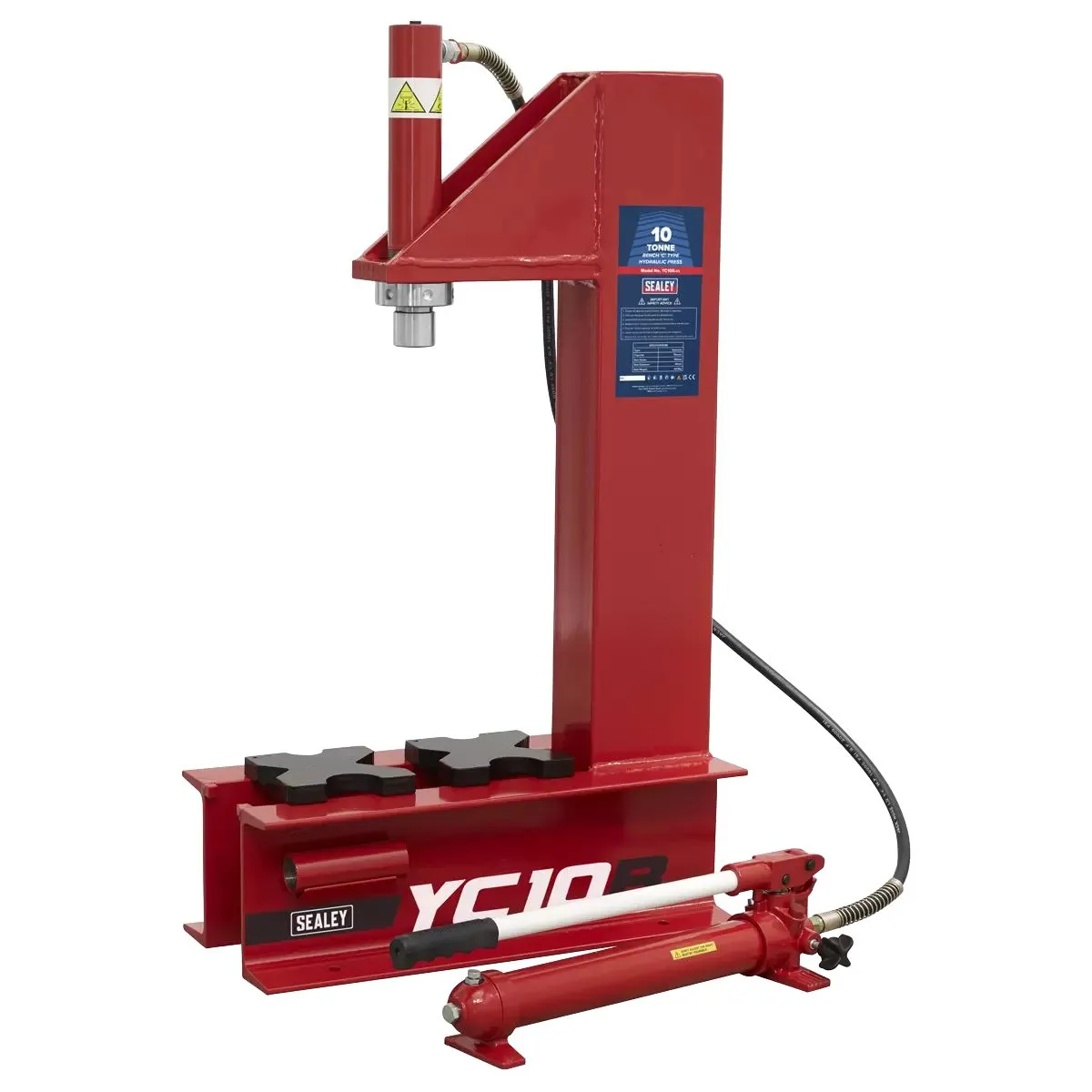 Sealey YC10B Hydraulic Press 10 Tonne Bench 'C' Type